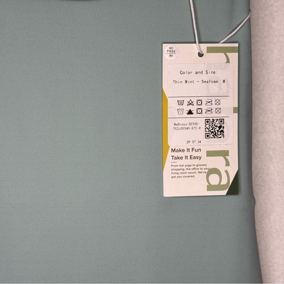 Halara SoftlyZero Everyday Plush Active Seafoam Green Dress | Size Medium - Picture 6 of 9